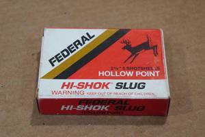 lot 333 image: 5 Federal Hi-Shok 20 Gauge 2-34 HP Slugs