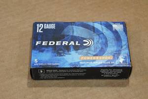 lot 339 image: 5 Federal Power Shok 12 Gauge 2-34 Rifled HP Slugs