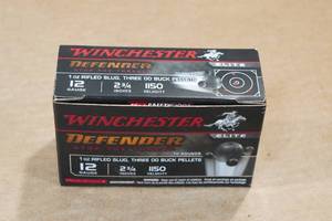 lot 340 image: 10 Winchester Defender 12 Gauge 2-34 Defense Shotshells