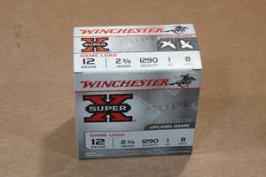 lot 344 image: 25 Winchester Super-X 12 Gauge 2-34 8 Shot Shotshells