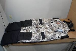 lot 12 image: Clam Ice Armor Motion Float Bibs - 2XL