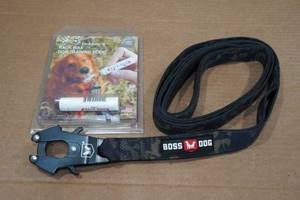 lot 67 image: Boss Dog Tactical Leash with Dokkens Rack Wax Training Scent