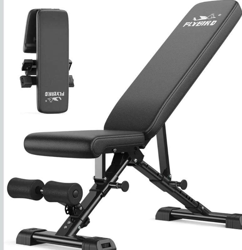 lot 190 image: Lusper Weight Bench Orange $149.99 Retail - Brand New