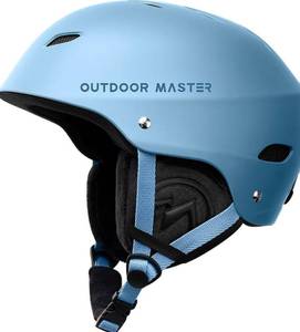 lot 116 image: Outdoor Master Ski Helmet Light Blue Size Small $59.99 Retail - Brand New