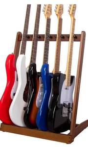 lot 122 image: Strich Guitar Stand for Multiple Guitars $59.99 Retail - Brand New
