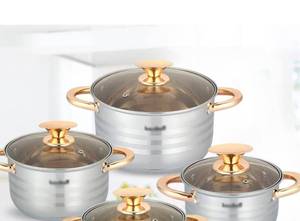 lot 155 image: Cookware Set 8pc $79.99 Retail - Brand New