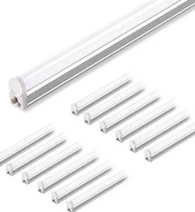 lot 164 image: Barrina 12 Pack T5 LED Shop Light 4ft 3000K Warm White $89.99 Retail - Brand New