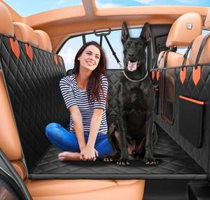 lot 177 image: Dog Seat Cover for Back Seat Holds 500lbs for Large Pets $79.99 Retail - Brand New