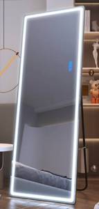 lot 178 image: Full Length Mirror with Lights 63 x 22 $149.99 Retail - Brand New