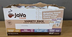 lot 193 image: Box of Various K Cup Coffee McDonalds and JaVa - Brand New