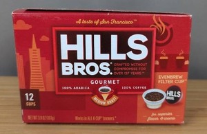lot 194 image: Hills Bros Arabica Gourmet Coffee 12 Cups Medium Roast - Brand New