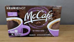 lot 195 image: McCafe Box of Mixed Flavored Coffee - Brand New