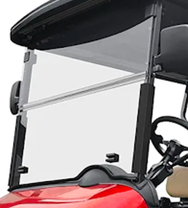 lot 126 image: Golf Cart Foldable Windshield 316 Thick for 2008 and Up RXV $129.99 Retail - Brand New