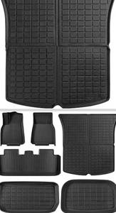 lot 226 image: Super Liner Floor Mats for Tesla Model Y 5 Seats 2021 to 2024 $109.99 Retail - Brand New