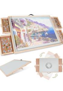 lot 231 image: Puzzle Board 1500pcs Rotating Board $59.99 Retail - Brand New