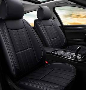 lot 234 image: Universal Leather Seat Covers for Cars SUV Truck Front Pair $85.99 Retail - Brand New