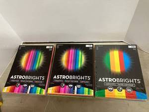 lot 137 image: Astrobrights Cardstock