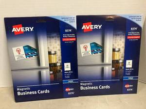 lot 63 image: Printable Magnetic Business Cards