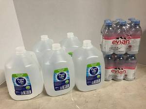 lot 74 image: Distilled Water and Spring Water