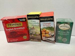 lot 105 image: Twinings and Bigelow Tea