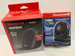Small Honeywell Fan and Heater