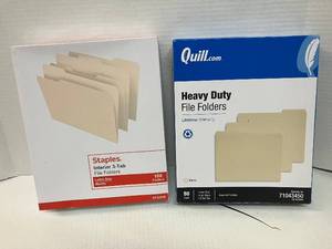 lot 107 image: Manila File Folders