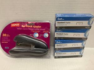 lot 125 image: Flat Stack Stapler and Staples
