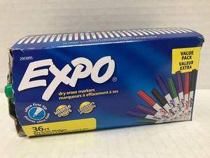 lot 128 image: Expo Assorted Color Dry Erase Markers