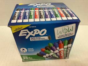 lot 18 image: Expo Assorted Color Dry Erase Markers