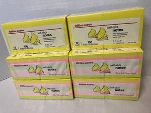 Bright Neon Sticky Notes