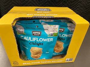 lot 43 image: SC 5 - Hippie Snacks Cauliflower Crisps Classic Ranch 8-Pack (2.5 oz, Gluten Free)