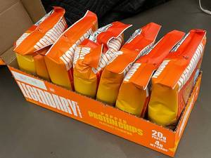 lot 374 image: RI 5 - Legendary Nacho Cheese Popped Protein Chips, 7 Bags, 1.2 oz Each, Best By 092425