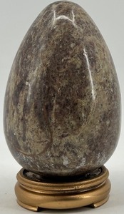 lot 264 image: Large Polished Stone Egg