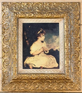 lot 117 image: Age of Innocence Print No. 1791 CW in Ornate Gold Frame