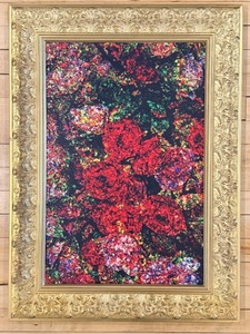 lot 123 image: Andre Burian Reproduction on Canvas in Ornate Gold Frame