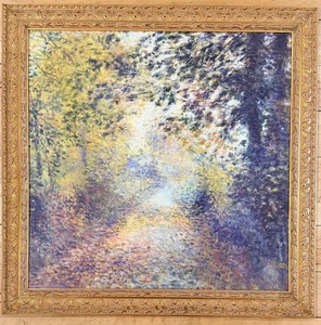 lot 141 image: Framed Reproduction of in the Woods (Dans les bois) by Pierre-Auguste Renoir