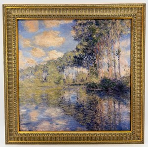 lot 148 image: Monet Poplars on the Epte Canvas Reproduction