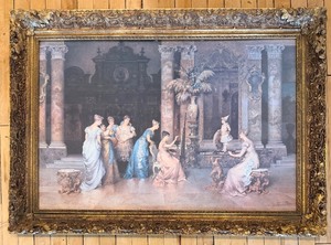 lot 163 image: Francesco Beda The Young Model Reproduction On Canvas