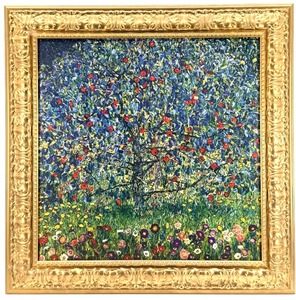 lot 165 image: Gustav Klimt Apple Tree I Reproduction On Canvas & Ornate Gold Frame