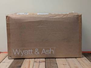 lot 52 image: NEW WYATT & ASH OAKLEY TAUPE 9 x 12 MACHINE WASHABLE AREA RUG