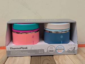 lot 85 image: THERMO FLASK INSULATED FOOD JAR 2PK.
