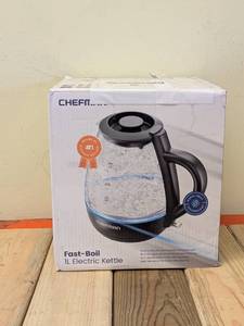 lot 107 image: NEW CHEFMAN FAST-BOIL 1L ELECTRIC KETTLE