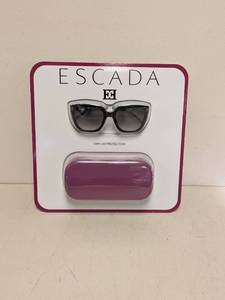 lot 121 image: NEW ESCADA 100% UV PROTECTION SUNGLASSES WITH CASE