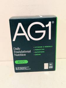 lot 133 image: AG1 DAILY FOUNDATIONAL NUTRITION 40CT