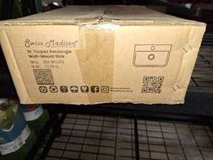 lot 19 image: Wall mount bathroom sink