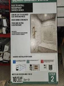 lot 22 image: 2-waterproof shower bench kits