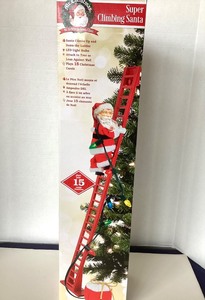 lot 4 image: Mr. Christmas Super Climbing Santa