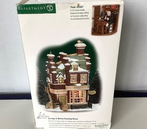 lot 13 image: Dept 56 A Christmas Carol Scrooge & Marleys Counting House