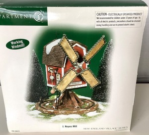 lot 41 image: Dept 56 New England Village J. Noyes Mill