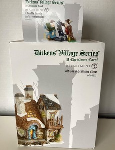 lot 54 image: Dept 56 Dickens Village  Old Joes Beetling Shop   A Bundle for Old Joes Consideration